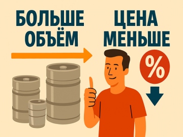 Как получить скидку за объем